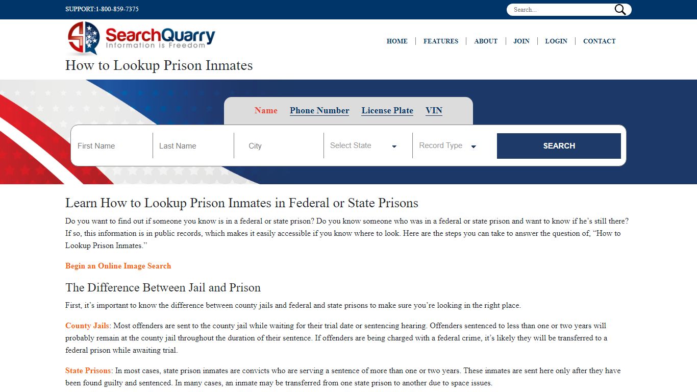How to Lookup Prison Inmates | Locate Federal and State ... - SearchQuarry